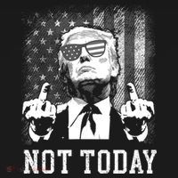 Trump Pennsylvania Rally Shooting Not Today Coaster thumb 2