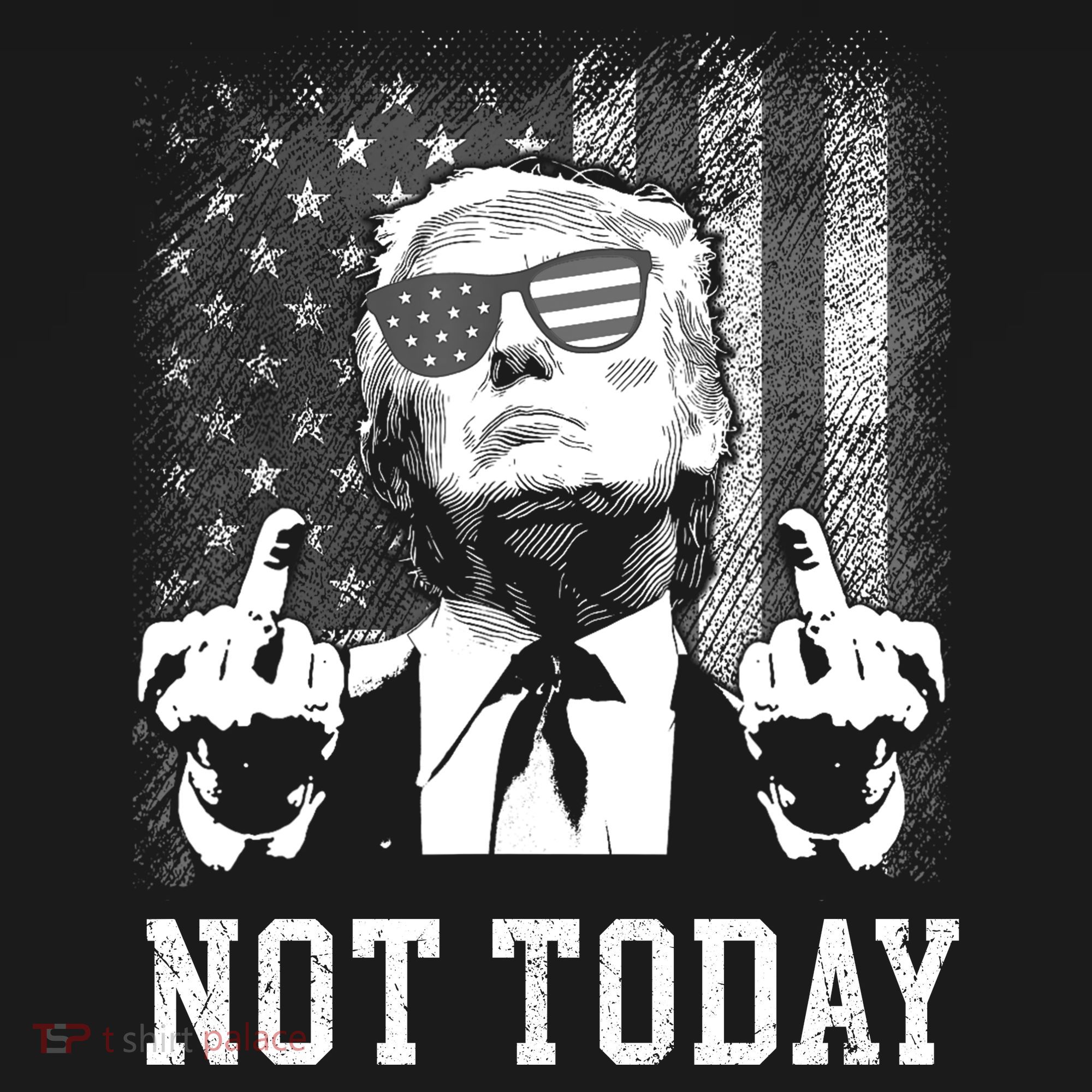 Trump Pennsylvania Rally Shooting Not Today Women's Hoodie