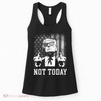 Trump Pennsylvania Rally Shooting Not Today Women's Tank Top thumb 0
