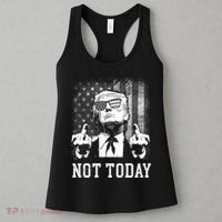 Trump Pennsylvania Rally Shooting Not Today Women's Tank Top thumb 3