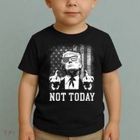 Trump Pennsylvania Rally Shooting Not Today Toddler T-Shirt thumb 2