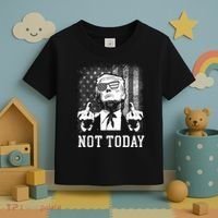 Trump Pennsylvania Rally Shooting Not Today Toddler T-Shirt thumb 3
