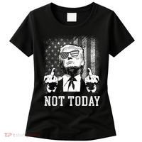 Trump Pennsylvania Rally Shooting Not Today Women's T-Shirt thumb 0