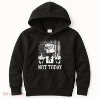 Trump Pennsylvania Rally Shooting Not Today Kids Hoodie thumb 0