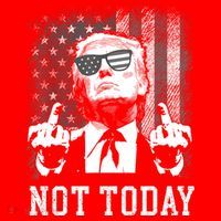 Trump Pennsylvania Rally Shooting Not Today Santa Hat thumb 1