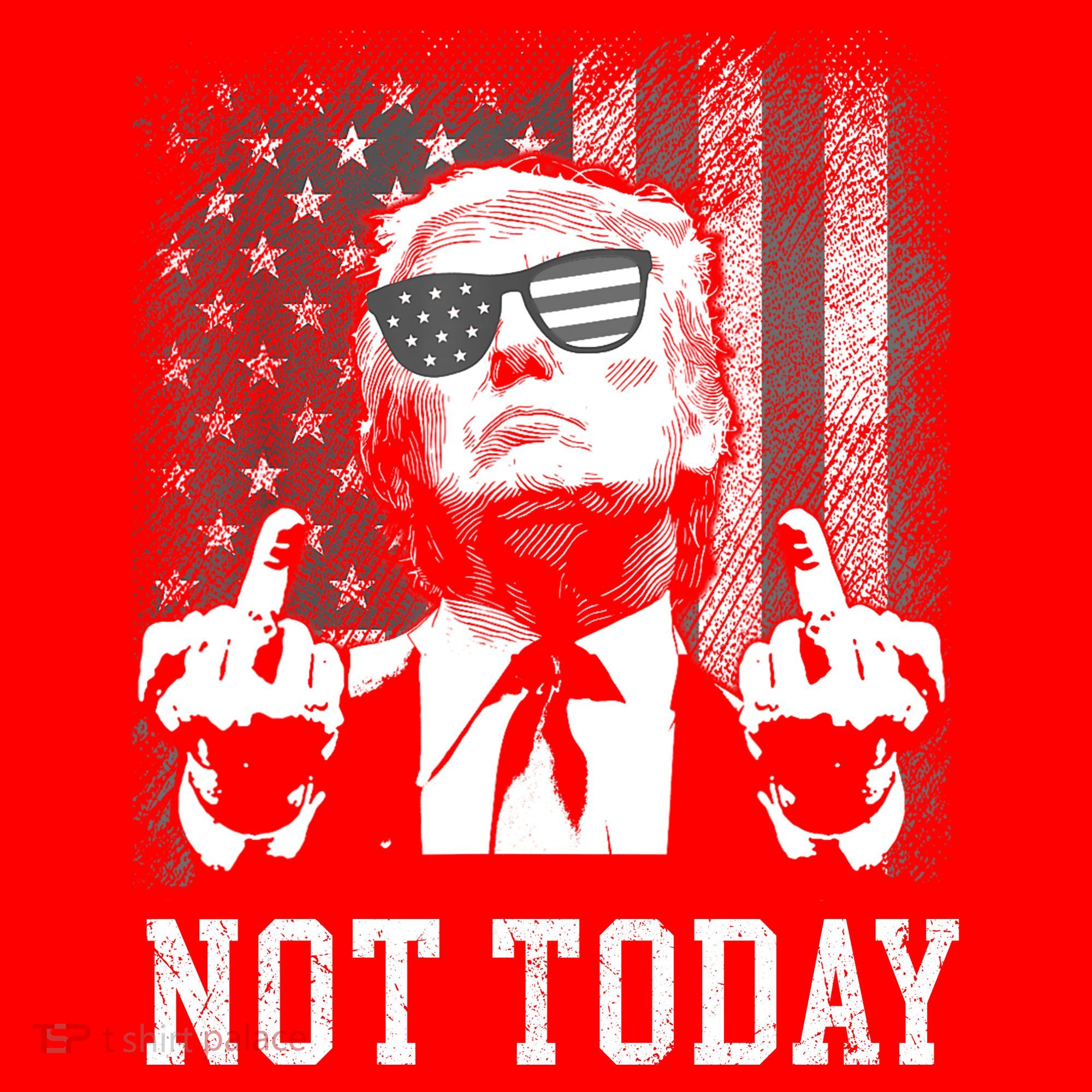 Trump Pennsylvania Rally Shooting Not Today Santa Hat