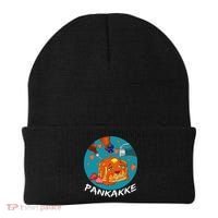 This Pancake REALLY Loves Syrup! Funny Anime Food Pun Beanie thumb 0