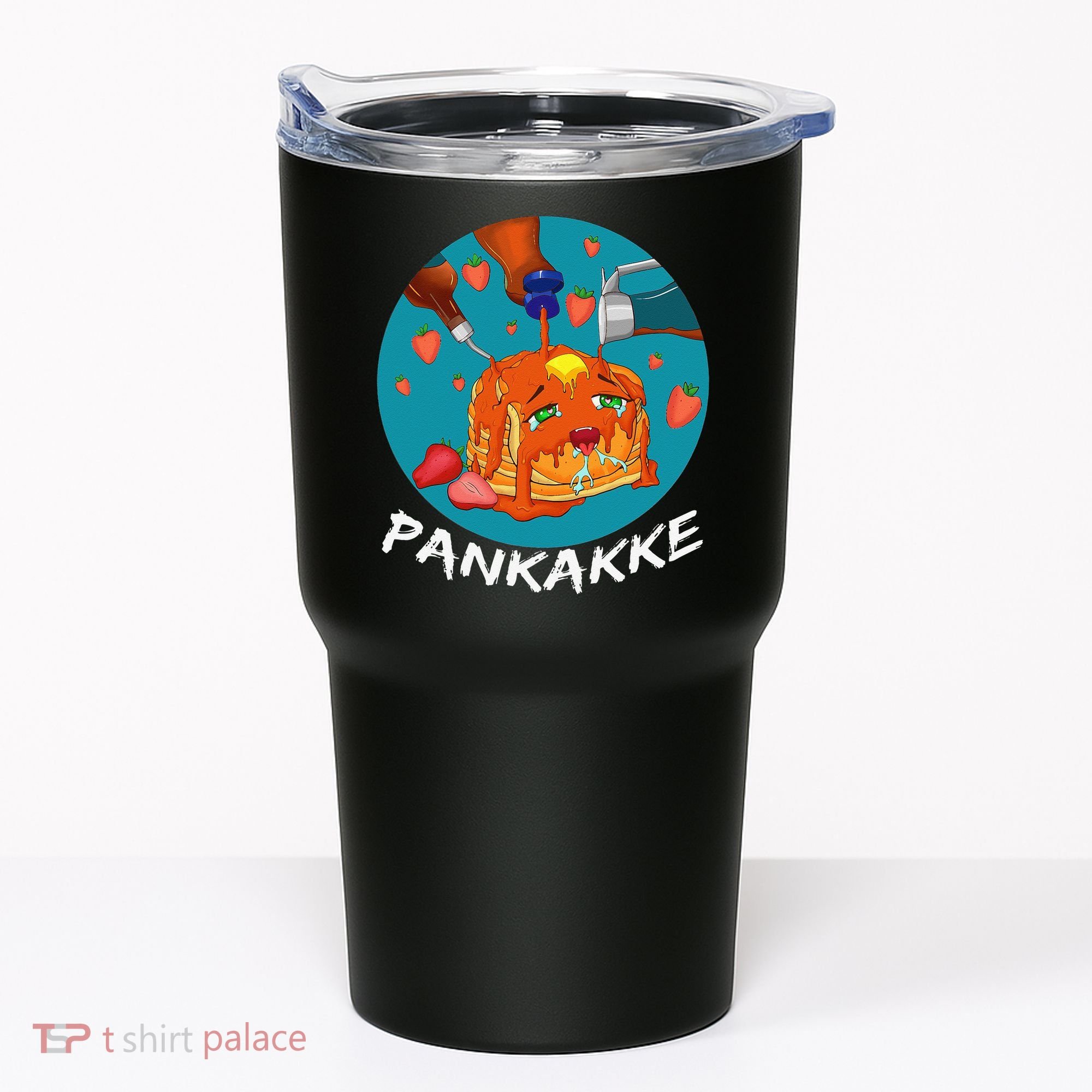 This Pancake REALLY Loves Syrup! Funny Anime Food Pun Tumbler