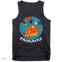 This Pancake REALLY Loves Syrup! Funny Anime Food Pun Tank Top thumb 0