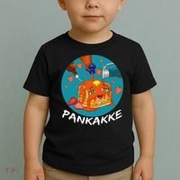 This Pancake REALLY Loves Syrup! Funny Anime Food Pun Toddler T-Shirt thumb 2