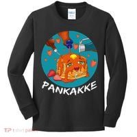 This Pancake REALLY Loves Syrup! Funny Anime Food Pun Kids Long Sleeve Shirt thumb 0