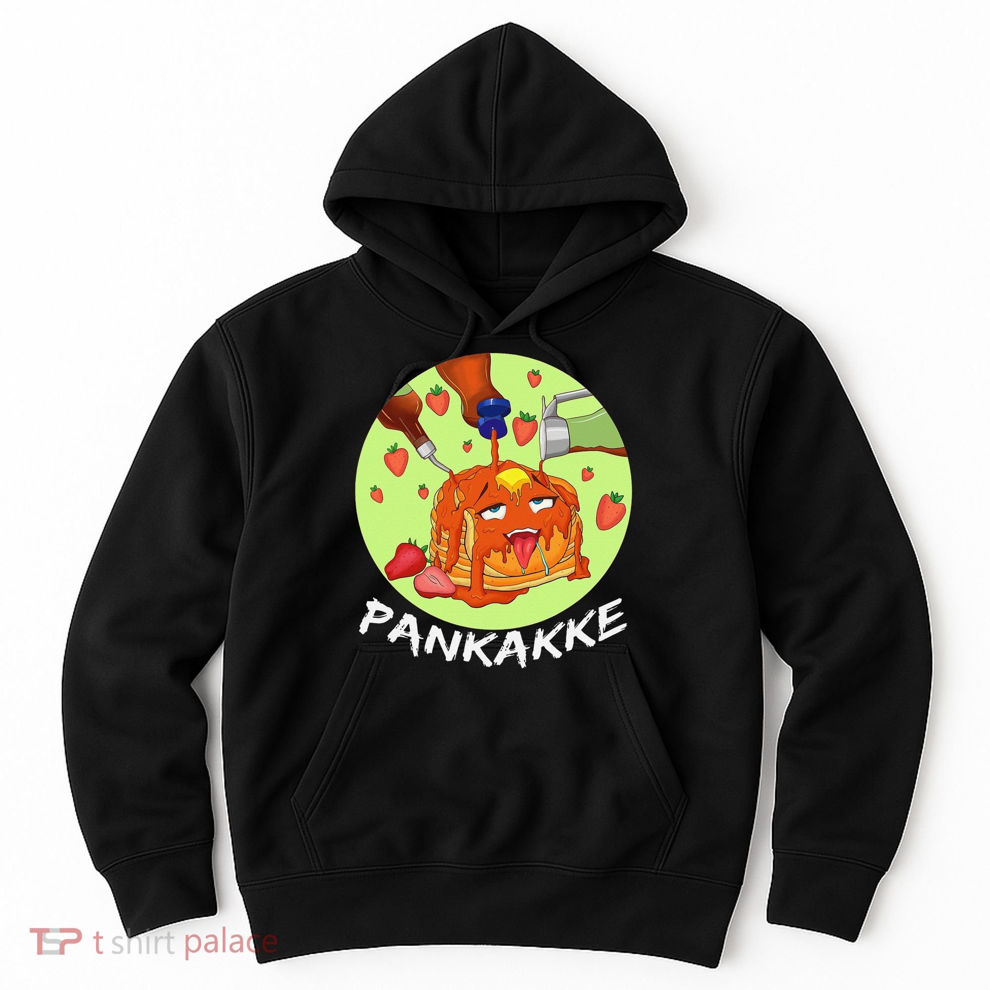 This pancake REALLY loves syrup! Funny anime food pun Hoodie