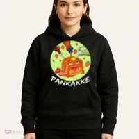 This pancake REALLY loves syrup! Funny anime food pun Hoodie thumb 5