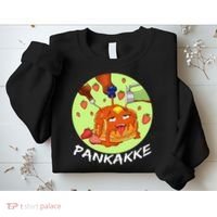 This pancake REALLY loves syrup! Funny anime food pun Sweatshirt thumb 2