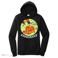 This pancake REALLY loves syrup! Funny anime food pun Women's Hoodie thumb 0