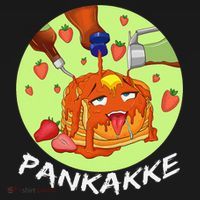 This pancake REALLY loves syrup! Funny anime food pun Women's Hoodie thumb 2