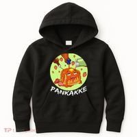 This pancake REALLY loves syrup! Funny anime food pun Kids Hoodie thumb 0