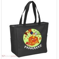 This pancake REALLY loves syrup! Funny anime food pun Tote Bag thumb 2