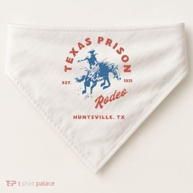 Texas Prison Rodeo USA-Made Doggie Bandana
