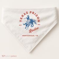 Texas Prison Rodeo USA-Made Doggie Bandana thumb 0