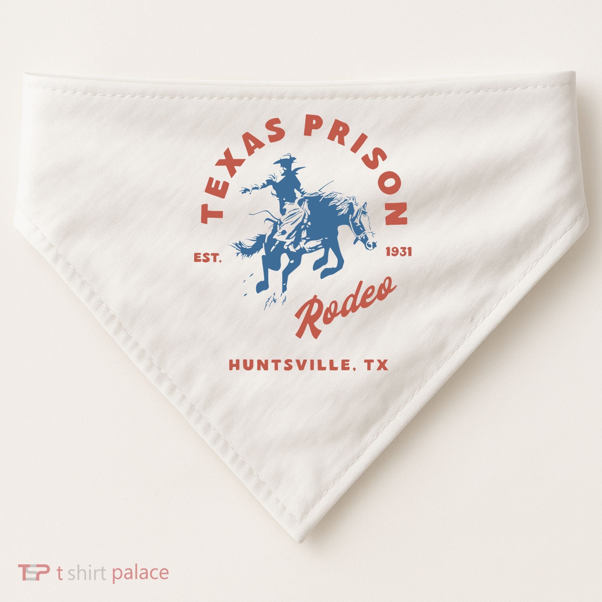Texas Prison Rodeo USA-Made Doggie Bandana