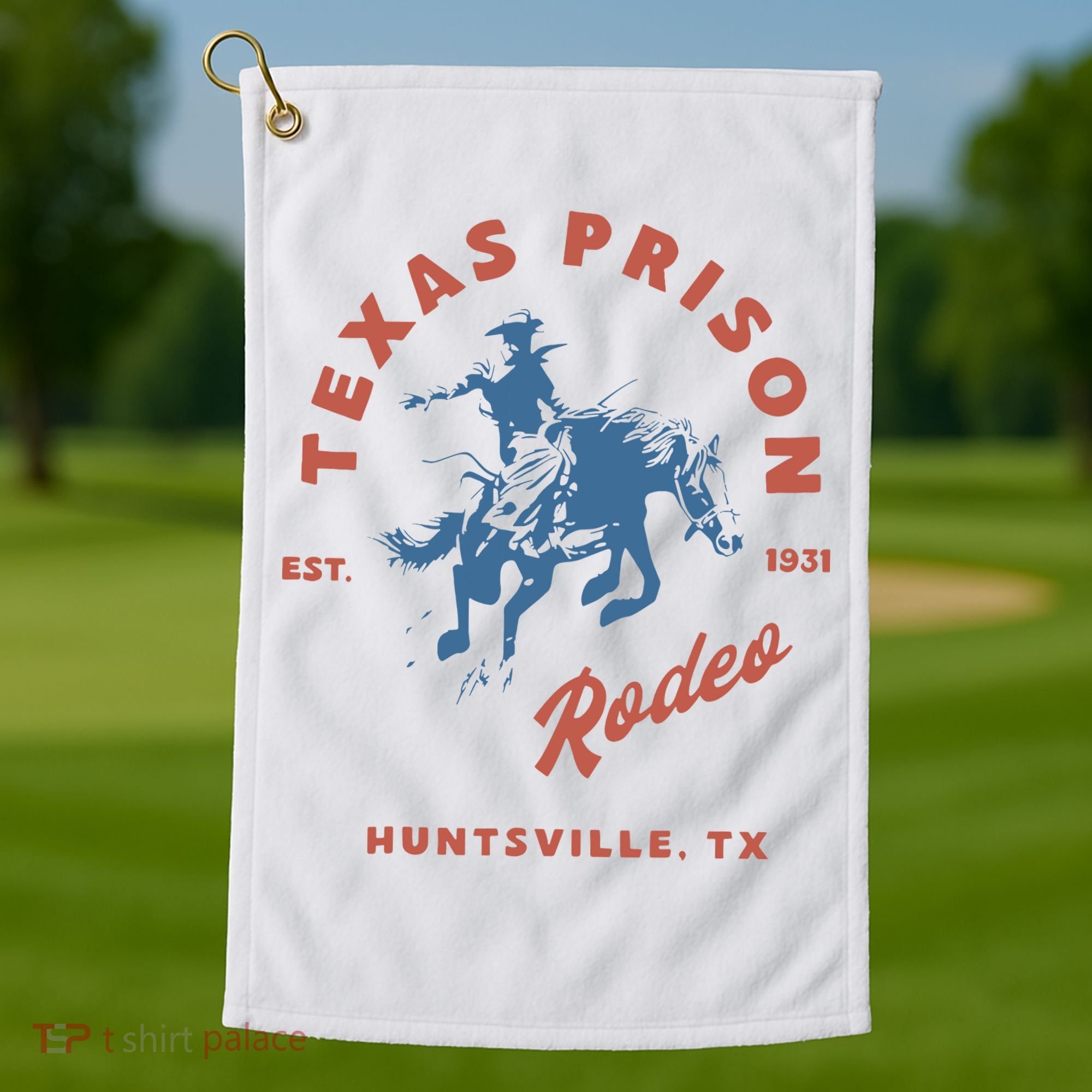 Texas Prison Rodeo Golf Towel