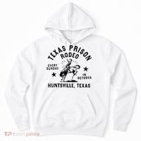 Texas Prison Rodeo Sunday In October Huntsville Texas Hoodie thumb 0
