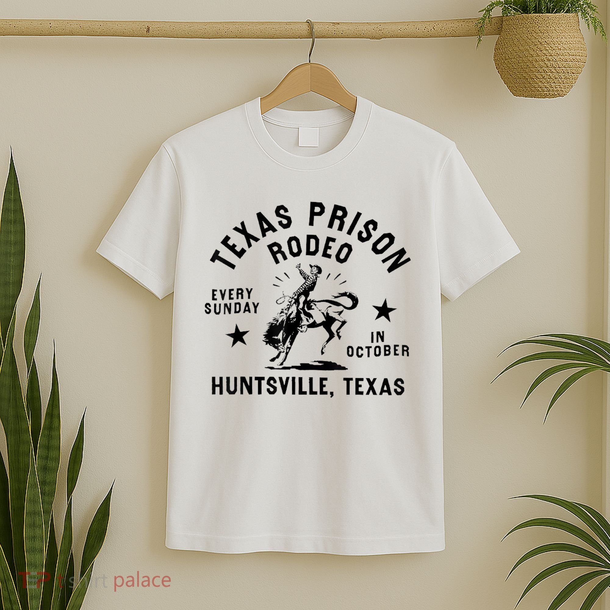 Texas Prison Rodeo Sunday In October Huntsville Texas T-Shirt