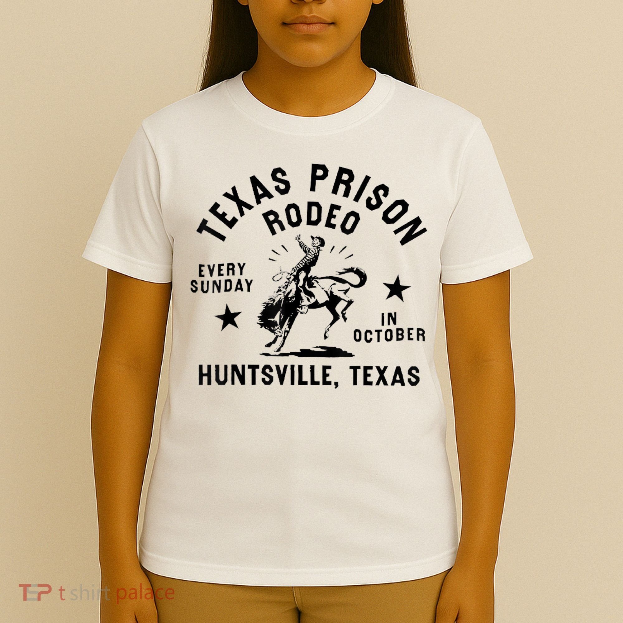 Texas Prison Rodeo Sunday In October Huntsville Texas T-Shirt