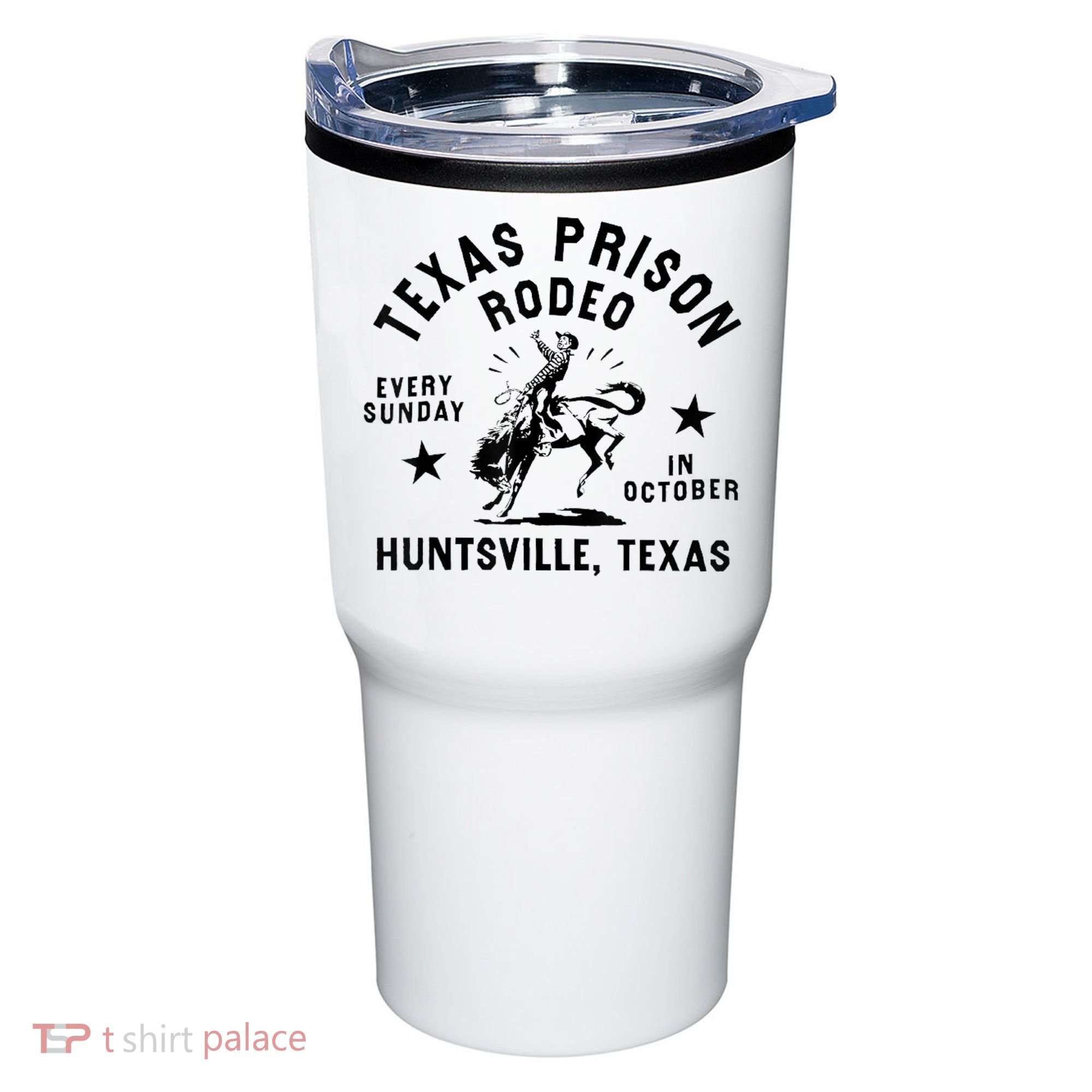 Texas Prison Rodeo Sunday In October Huntsville Texas Tumbler