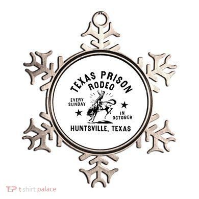 Texas Prison Rodeo Sunday In October Huntsville Texas Ornament