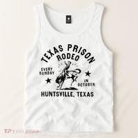 Texas Prison Rodeo Sunday In October Huntsville Texas Tank Top thumb 2