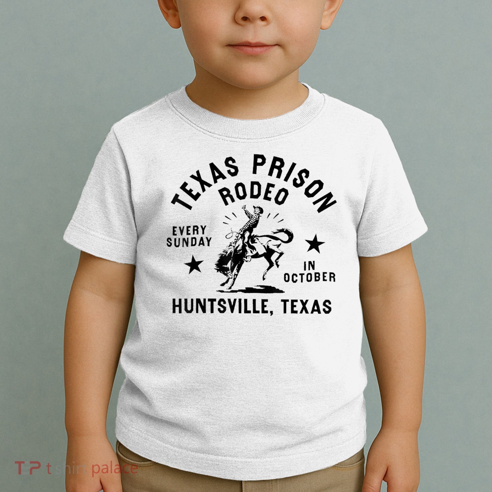 Texas Prison Rodeo Sunday In October Huntsville Texas Toddler T-Shirt