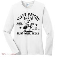 Texas Prison Rodeo Sunday In October Huntsville Texas Women's Long Sleeve Shirt thumb 0