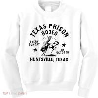 Texas Prison Rodeo Sunday In October Huntsville Texas Kids Sweatshirt thumb 0