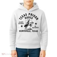 Texas Prison Rodeo Sunday In October Huntsville Texas Kids Hoodie thumb 4
