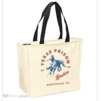 Texas Prison Rodeo Cowboy Western Tote Bag thumb 2