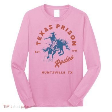 Texas Prison Rodeo Cowboy Western Long Sleeve Shirt
