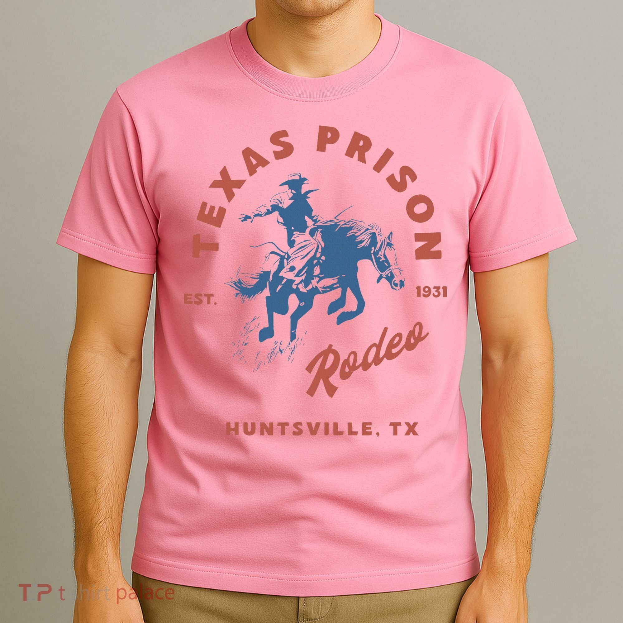 Texas Prison Rodeo Cowboy Western T-Shirt