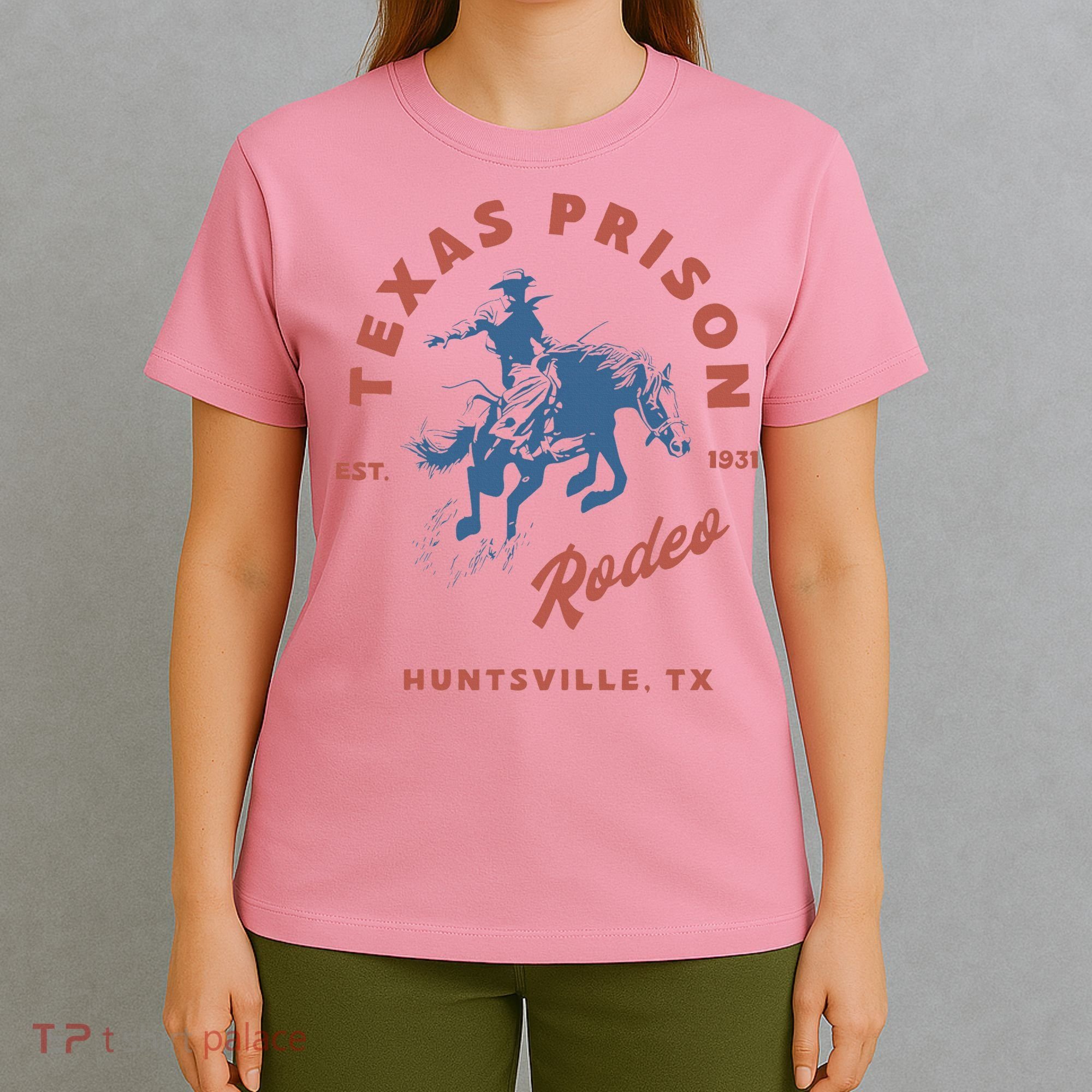 Texas Prison Rodeo Cowboy Western T-Shirt
