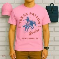 Texas Prison Rodeo Cowboy Western T-Shirt thumb 6