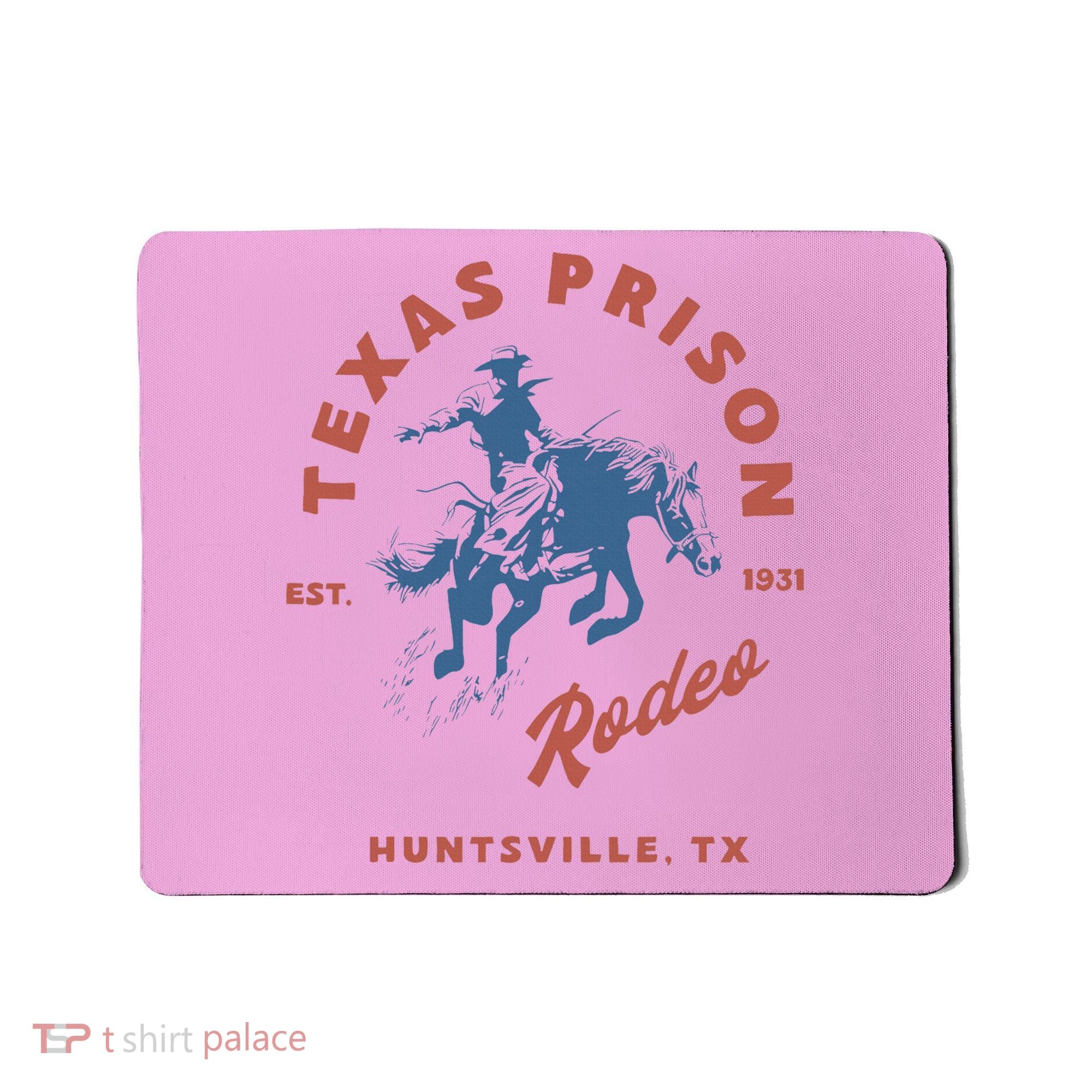 Texas Prison Rodeo Cowboy Western Mousepad