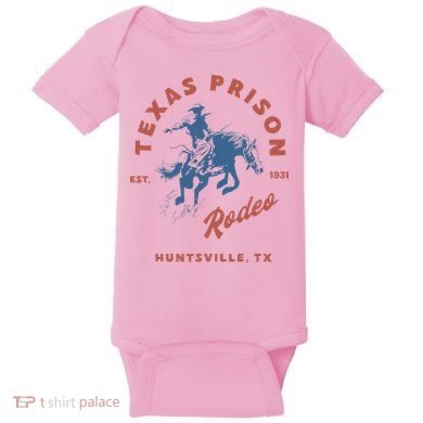 Texas Prison Rodeo Cowboy Western Baby Bodysuit