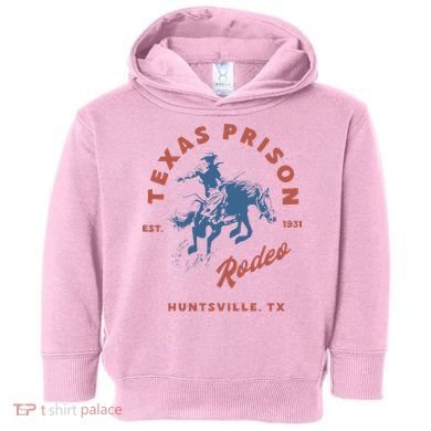 Texas Prison Rodeo Cowboy Western Toddler Hoodie