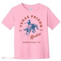 Texas Prison Rodeo Cowboy Western Toddler T-Shirt thumb 0