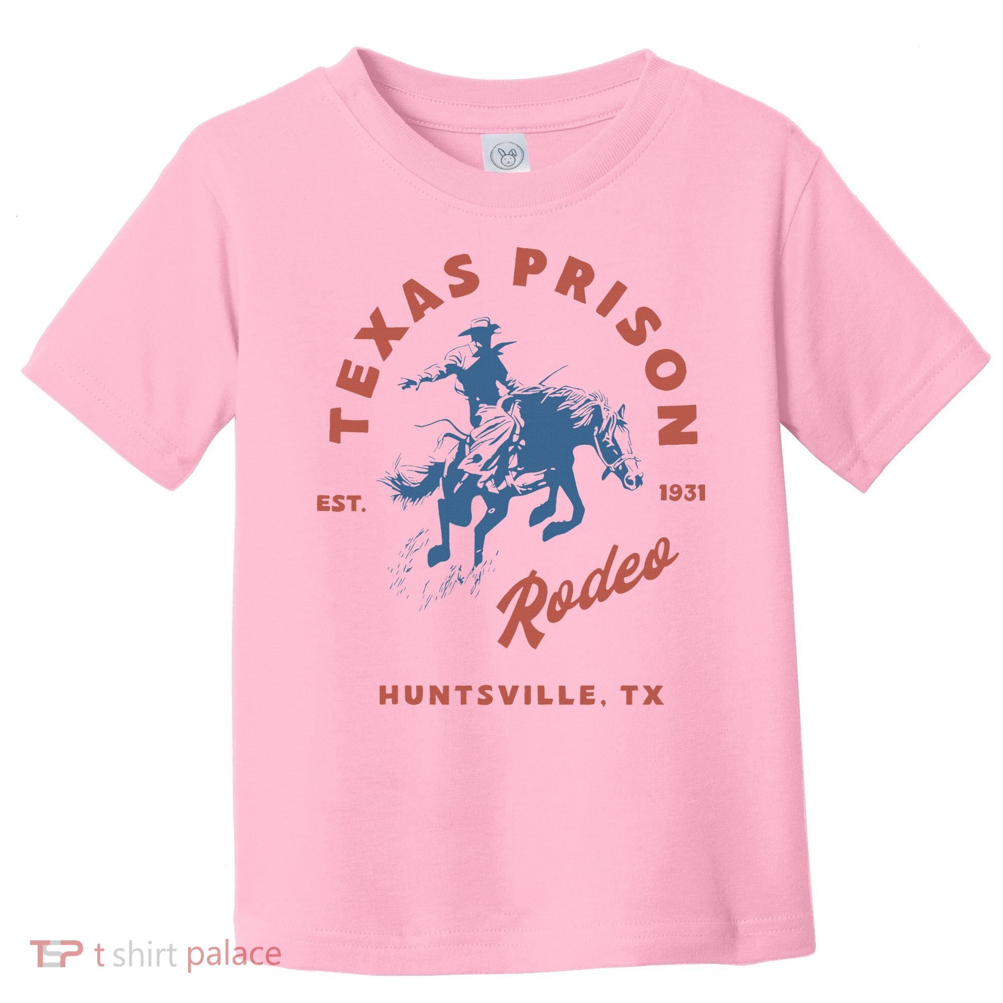 Texas Prison Rodeo Cowboy Western Toddler T-Shirt