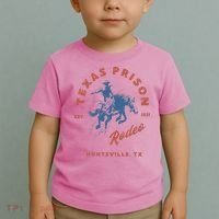 Texas Prison Rodeo Cowboy Western Toddler T-Shirt thumb 2