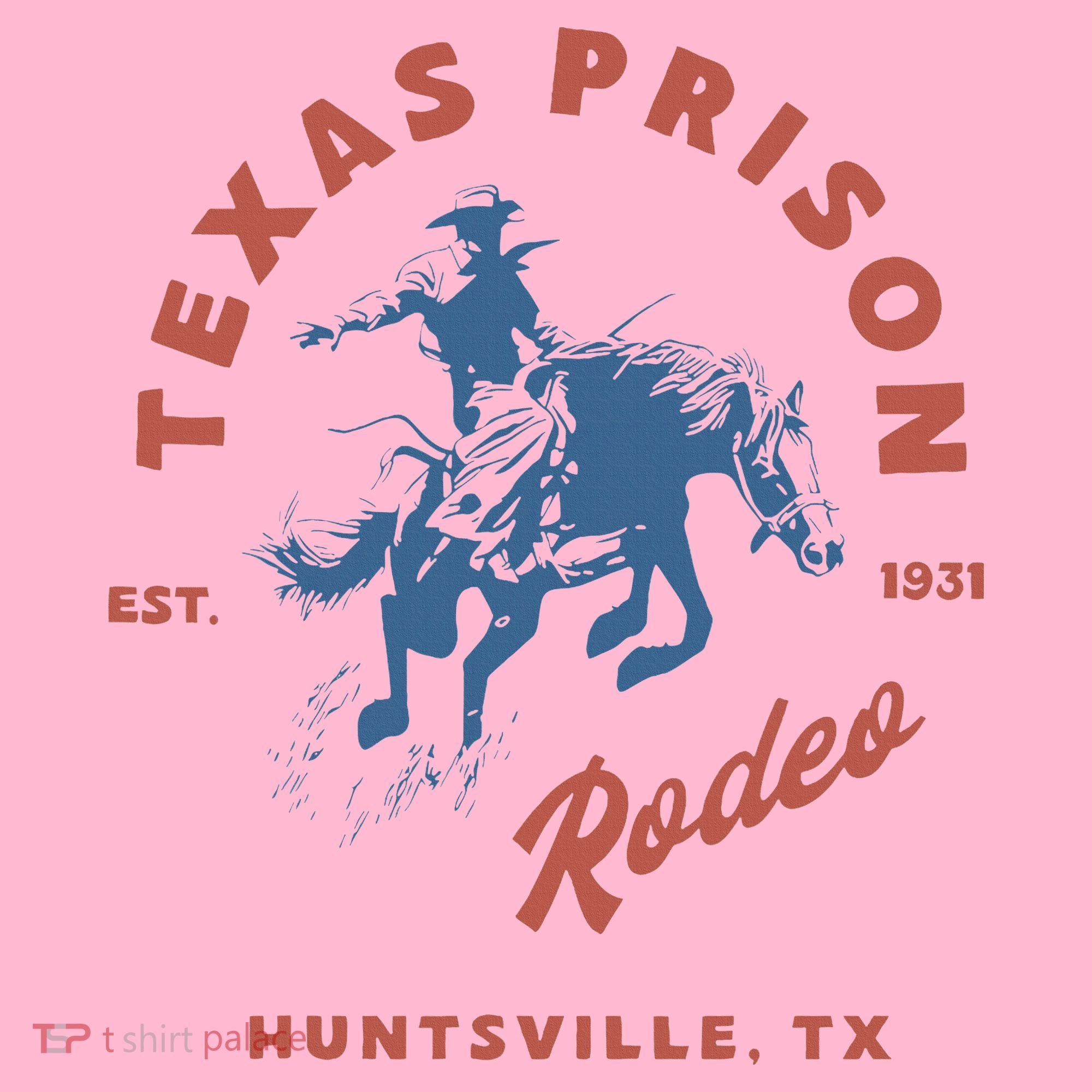 Texas Prison Rodeo Cowboy Western Visor