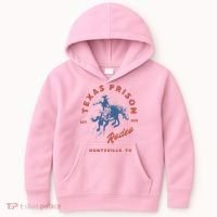 Texas Prison Rodeo Cowboy Western Kids Hoodie thumb 0