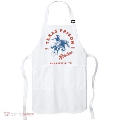 Texas Prison Rodeo Cowboy Western Apron